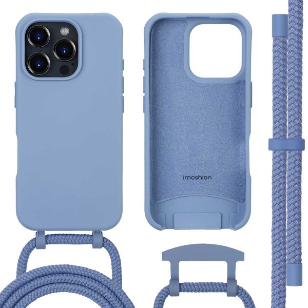 imoshion Color Backcover met afneembaar koord MagSafe iPhone 16 Pro Max - Ash Blue