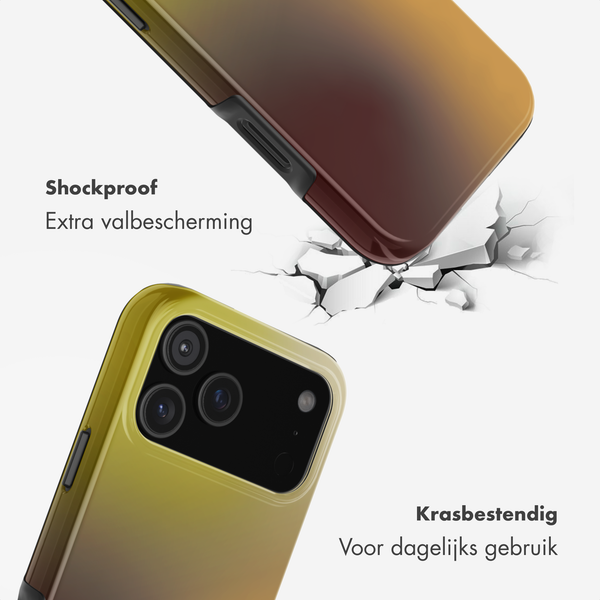 Selencia Vivid Backcover Apple iPhone 17 Pro - Gradient Olive Dust
