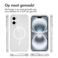 imoshion Sparkle Backcover met MagSafe Apple iPhone 16 - Glitter Transparant