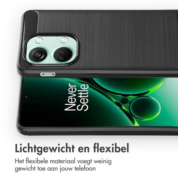 imoshion Brushed Backcover OnePlus Nord 3 - Zwart