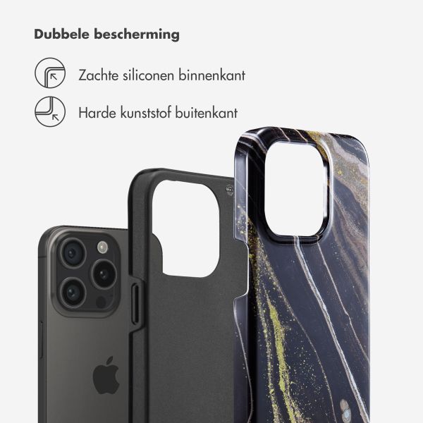 Selencia Vivid Tough Backcover iPhone 15 Pro - Chic Marble