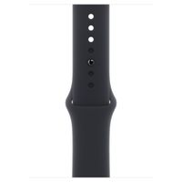 Apple Sport Band Apple Watch Series 1 t/m 11 / SE / Ultra (44/45/46/49 mm) - Maat M/L - Midnight