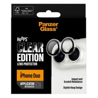 PanzerGlass Hoops Optic Rings Camera Protector Apple iPhone Duo - Clear