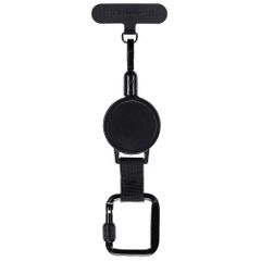 imoshion Uittrekbare Kabel met Karabijnhaak en Telefoonpad - Zwart