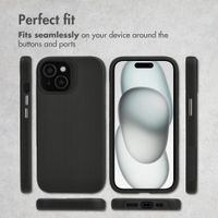 Accezz Tough Back Cover with MagSafe Apple iPhone 15 - Black