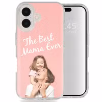 Ontwerp je eigen Clear Case Apple iPhone 16 - Transparant