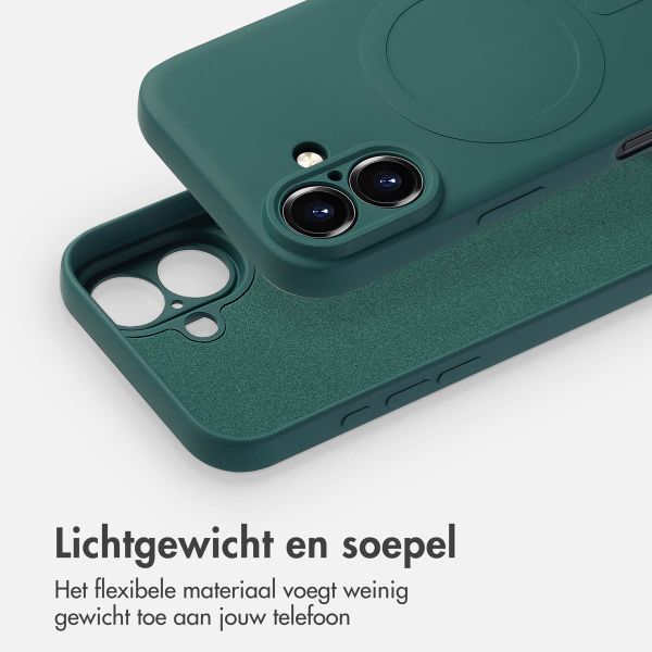 imoshion Color Backcover met MagSafe iPhone 16 - Donkergroen