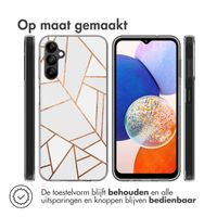 imoshion Design hoesje Samsung Galaxy A14 (5G/4G) - Grafisch Koper / Wit