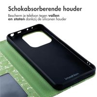 imoshion Design Bookcase Xiaomi Redmi Note 14 (4G) - Green Flowers