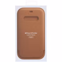 Apple Leather Sleeve MagSafe Apple iPhone 12 Pro Max - Saddle Brown