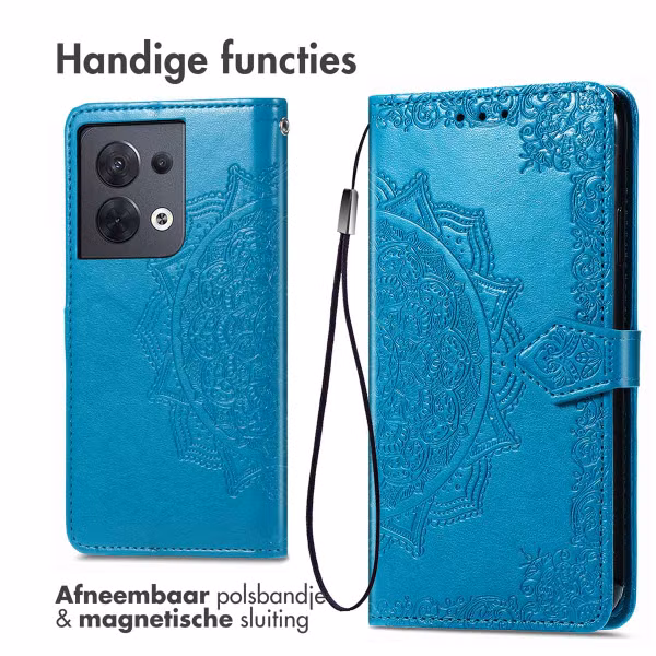 imoshion Mandala Bookcase OnePlus Nord CE 2 5G - Turquoise