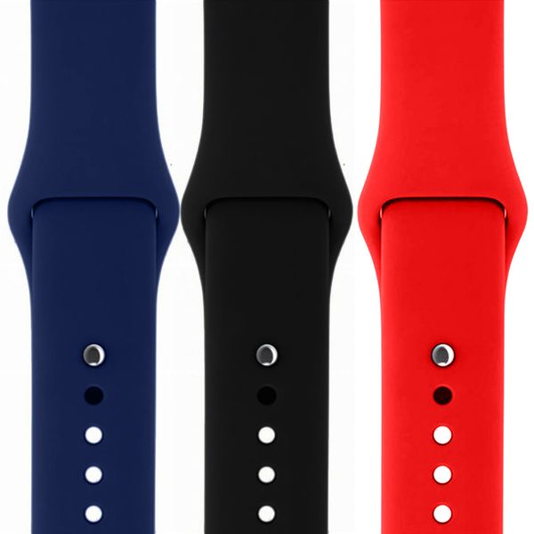 imoshion Siliconen bandje Multipack Apple Watch Series 1-10 / SE / Ultra (2) - 42/44/45/46/49 mm