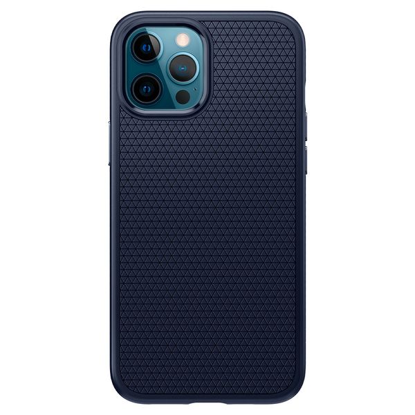 Spigen Liquid Air Backcover iPhone 12 Pro Max - Donkerblauw