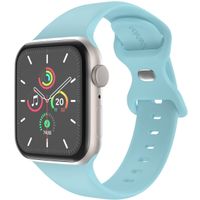 imoshion Siliconen⁺ bandje Apple Watch Series 1 t/m 9 / SE (38/40/41 mm) | Series 10 (42 mm) - Sapphire Blue - Maat S/M