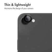 imoshion Camera Protector Glass 2-pack Apple iPhone 17e / 16e - Black