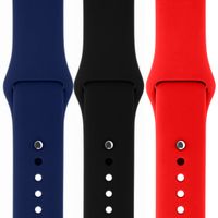 imoshion Siliconen bandje Multipack Apple Watch Series 1-10 / SE / Ultra (2) - 42/44/45/46/49 mm