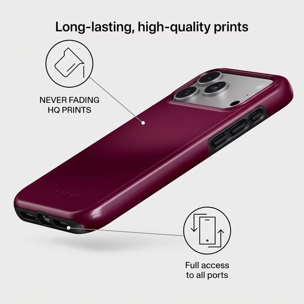 Burga Tough Case with MagSafe Apple iPhone 17 Pro - Dark Cherry