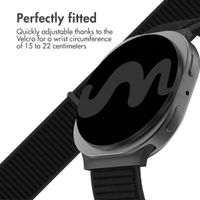 imoshion Nylon Strap Samsung Galaxy Watch 9 (40/44mm) / Watch 8 (40/44mm) / Classic (46mm) - Black