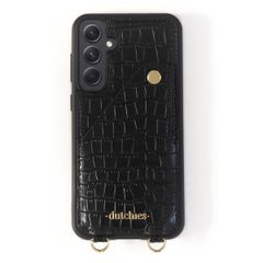 Dutchies Backcover met pashouder Samsung Galaxy A54 - Telefoonkoord niet inbegrepen - Crocodile Chic