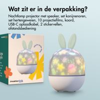 imoshion Dreamlight Nachtlamp Projector met Speaker - 10 projectierollen - Wit