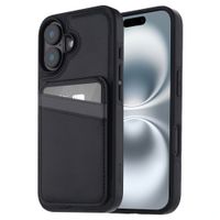 imoshion Back Cover with Card Holder and Stand Apple iPhone 16 - Black