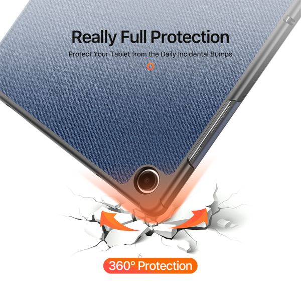 Dux Ducis Domo Bookcase Samsung Galaxy Tab A11 Plus - Donkerblauw