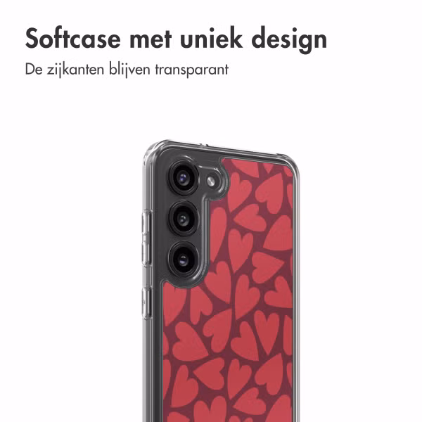 imoshion Design hoesje Samsung Galaxy S23 - Hearty Coral Dust