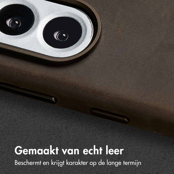 Accezz Vintage Leather Magsafe Backcover Samsung Galaxy A56 - Rustic Brown