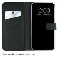Selencia Genuine Leather Book Case Samsung Galaxy A27 (5G) - Green