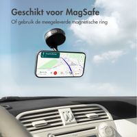 imoshion Telefoonhouder Auto met MagSafe - 360° draaibaar - met Zuignap - Magnetisch - Universeel - Zwart