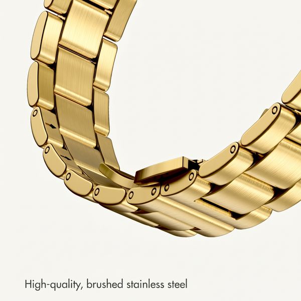 Selencia Slim Steel Link Band Apple Watch | 38/40/41/42 mm - Gold