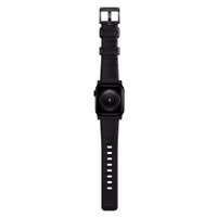 Nomad Rugged band FKM Apple Watch Series 1 t/m 11 / SE / Ultra (44/45/46/49 mm) - Zwart / Zwart