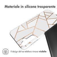 imoshion Design hoesje Samsung Galaxy A14 (5G/4G) - White Graphic