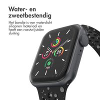 imoshion Sport⁺ bandje Apple Watch Series 1 t/m 11 / SE / Ultra (44/45/46/49 mm) - Maat S/M - Zwart