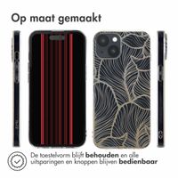 imoshion Design hoesje Apple iPhone 15 - Golden Leaves Transparant