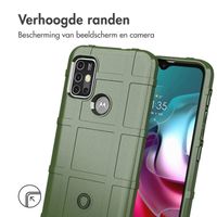 imoshion Rugged Shield Backcover Motorola Moto G30 / G20 / G10 (Power) - Donkergroen