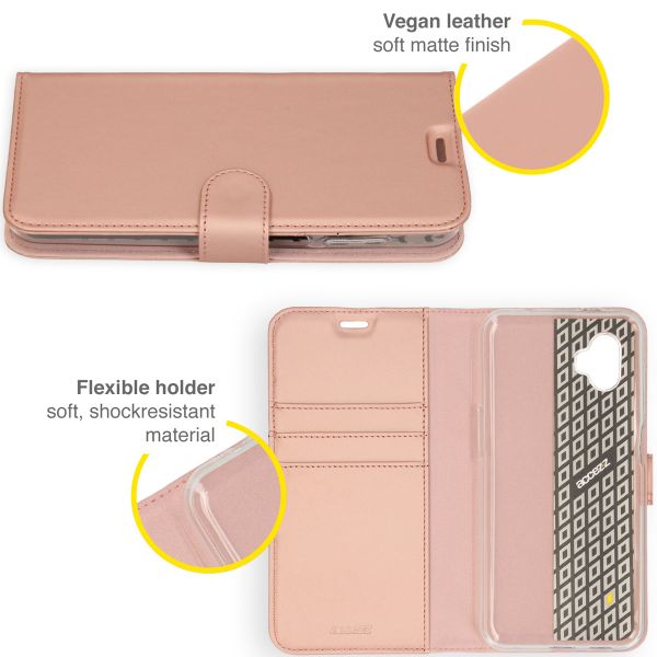 Accezz Wallet Softcase Bookcase Samsung Galaxy Xcover 6 Pro - Rosé Goud