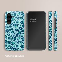 Selencia Vivid Backcover Samsung Galaxy A55 - Wild Spots Light Blue