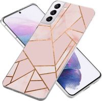 imoshion Design hoesje Samsung Galaxy S21 Plus - Pink Graphic