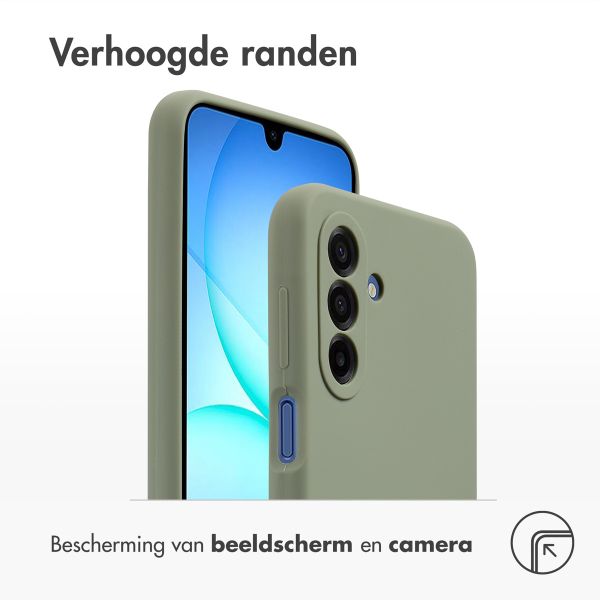 Accezz Liquid Silicone Backcover Samsung Galaxy A17 - Cooper Green