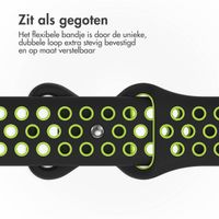 imoshion Sport⁺ bandje Apple Watch Series 1 t/m 9 / SE (38/40/41 mm) | Series 10 / 11 (42 mm) - Maat S/M - Black Volt