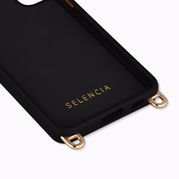 Selencia Rivièra MagSafe Backcover met afneembare haakjes Samsung Galaxy S23 FE - Velvet Black