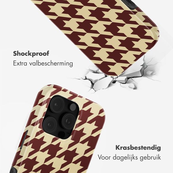 Selencia Vivid Backcover met MagSafe Apple iPhone 16 Pro - Pied-de-Poule