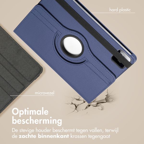 imoshion 360° draaibare Bookcase Xiaomi Pad 8 / 8 Pro - Donkerblauw