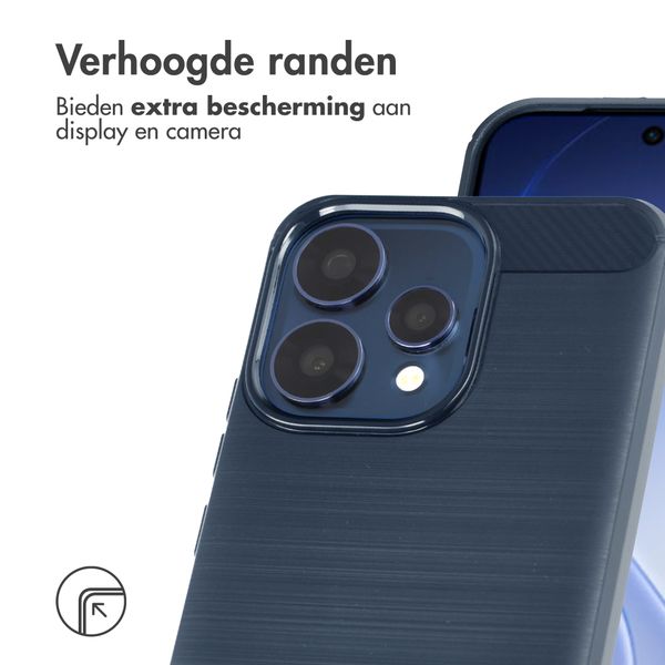 imoshion Brushed Backcover Oppo Reno15 (5G) - Donkerblauw