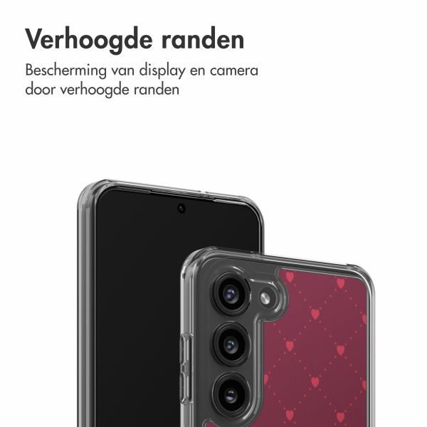 imoshion Design hoesje Samsung Galaxy S23 - Crush Check Coral Dust