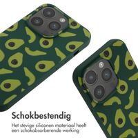 imoshion Siliconen design hoesje met koord iPhone 14 Pro - Avocado Green