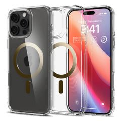 Spigen Ultra Hybrid Backcover MagSafe Apple iPhone 16 Pro - Goud