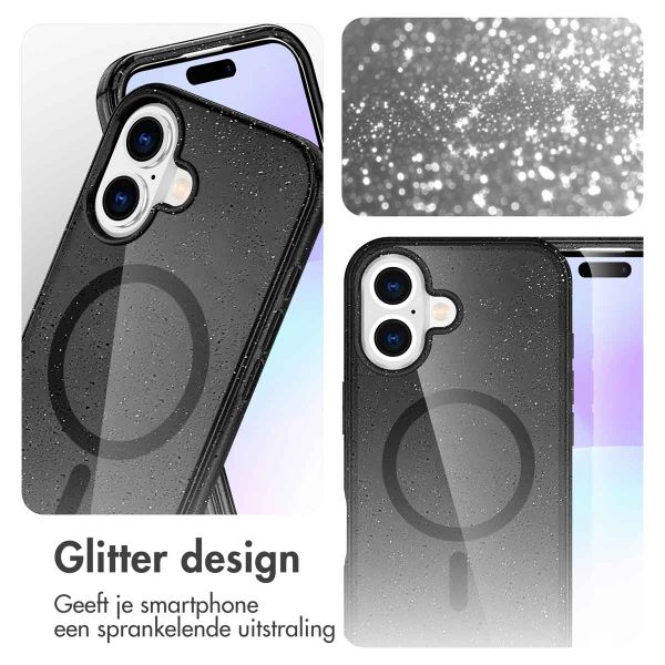 imoshion Sparkle Backcover met MagSafe Apple iPhone 17 - Zwart