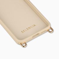 Selencia Rivièra MagSafe Backcover met afneembare haakjes Samsung Galaxy S25 / S24 - Milky Latte